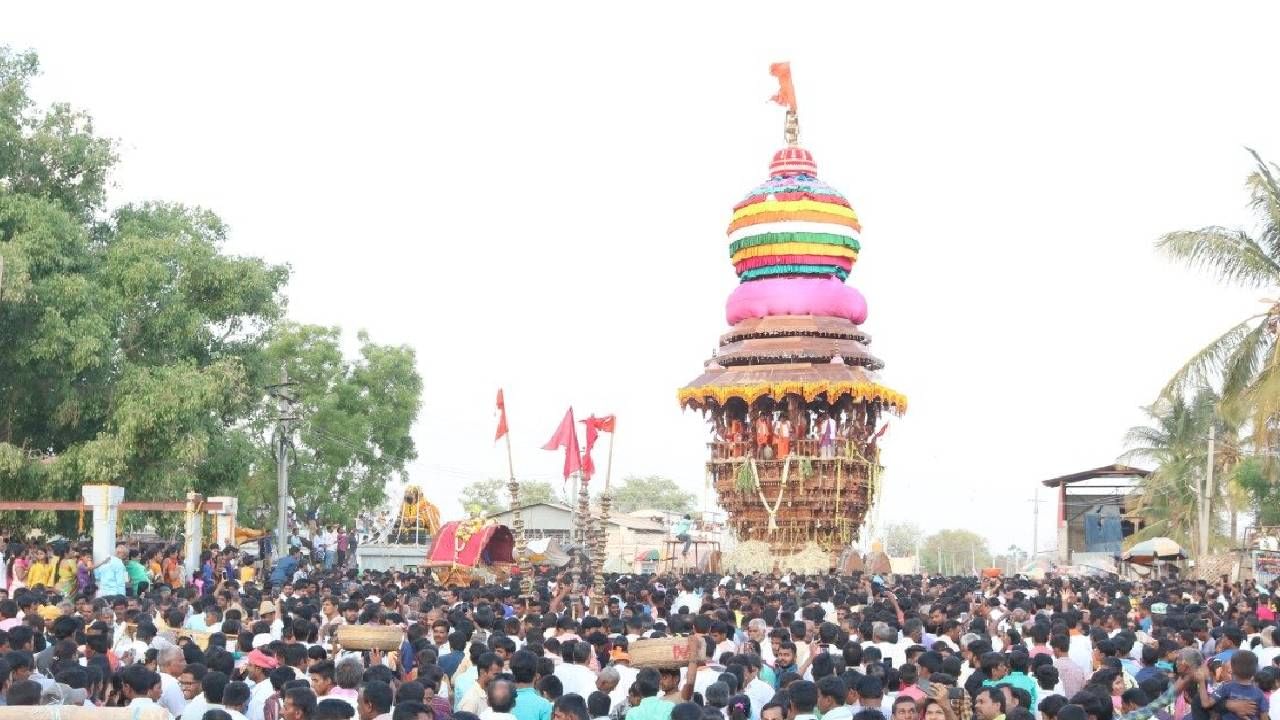 ನಾರದಮುನಿ ಸ್ವಾಮಿ ರಥೋತ್ಸವ ವೇಳೆ ರಥದ ಚಕ್ರಕ್ಕೆ ಸಿಲುಕಿ ಭಕ್ತ ಸಾವು