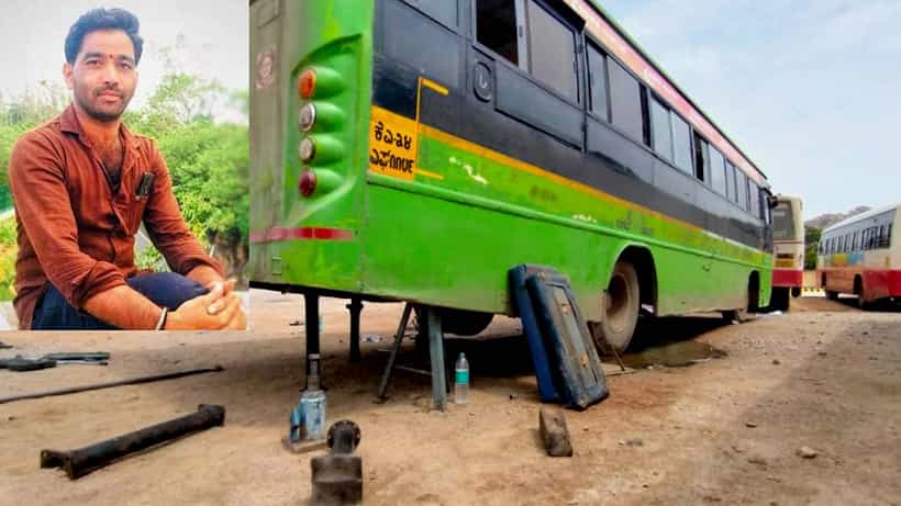 ಡಿಪೋ ಅಧಿಕಾರಿಗಳ ನಿರ್ಲಕ್ಷ್ಯ: ಬಸ್ ರಿಪೇರಿ ಮಾಡುವ ವೇಳೆ ಕೆಎಸ್ಆರ್ಟಿಸಿ ಮೆಕಾನಿಕ್ ದಾರುಣ ಸಾವು