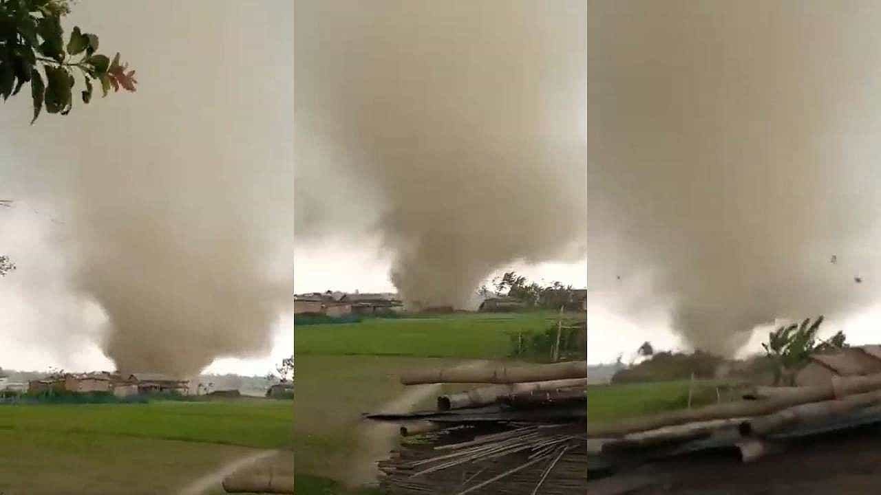 Tornado: ಅಸ್ಸಾಂನಲ್ಲಿ ಕಾಣಿಸಿಕೊಂಡ ಅಪರೂಪದ ಸುಂಟರಗಾಳಿ; ವಿಡಿಯೋ ಇಲ್ಲಿದೆ Tornado: ಅಸ್ಸಾಂನಲ್ಲಿ ಕಾಣಿಸಿಕೊಂಡ ಅಪರೂಪದ ಸುಂಟರಗಾಳಿ; ವಿಡಿಯೋ ಇಲ್ಲಿದೆ