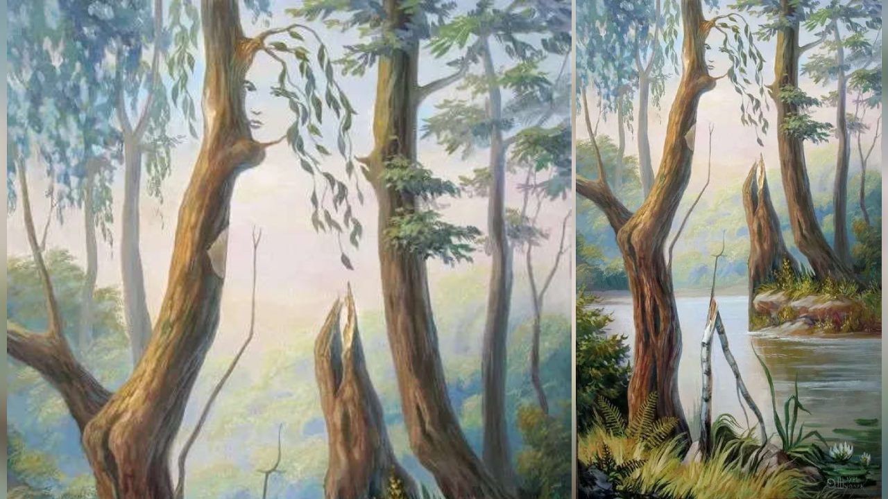 Can you find woman in this optical illusion