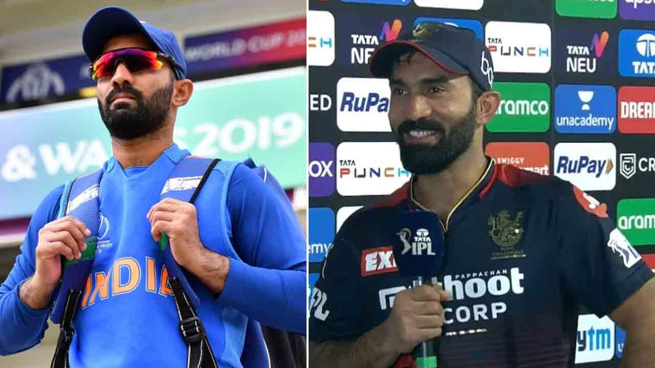 Dinesh Karthik: ಟೀಮ್ ಇಂಡಿಯಾಕ್ಕೆ ಆಯ್ಕೆಯಾಗಿದ್ದಕ್ಕೆ ಆರ್​ಸಿಬಿಗೆ ಧನ್ಯವಾದ ಹೇಳಿದ ದಿನೇಶ್ ಕಾರ್ತಿಕ್