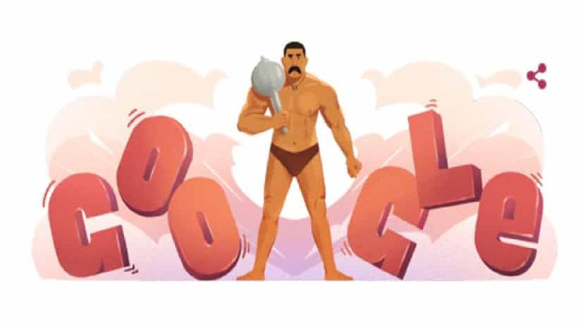 ದಿ ಗ್ರೇಟ್ ಗಾಮಾರ 144ನೇ ಜನ್ಮದಿನ ಆಚರಿಸುತ್ತಿರುವ ಗೂಗಲ್ ಸರ್ಚ್ ಇಂಜಿನ್ನ ಡೂಡಲ್, ಯಾರು ಈ ದಿ ಗ್ರೇಟ್ ಗಾಮಾ ಇಲ್ಲಿದೆ ಮಾಹಿತಿ