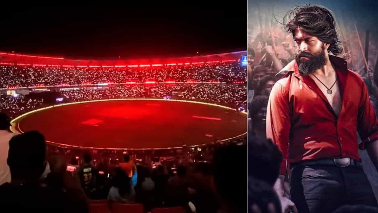 IPL 2022: ವಿಶ್ವದ ಅತ್ಯಂತ ದೊಡ್ಡ ಕ್ರಿಕೆಟ್ ಸ್ಟೇಡಿಯಂನಲ್ಲಿ ‘ಕೆಜಿಎಫ್’ ಹಾಡು; ಜನರ ಪ್ರತಿಕ್ರಿಯೆ ಹೇಗಿತ್ತು? ಇಲ್ಲಿದೆ ಮನಮೋಹಕ ವಿಡಿಯೋ IPL 2022: ವಿಶ್ವದ ಅತ್ಯಂತ ದೊಡ್ಡ ಕ್ರಿಕೆಟ್ ಸ್ಟೇಡಿಯಂನಲ್ಲಿ ‘ಕೆಜಿಎಫ್’ ಹಾಡು; ಜನರ ಪ್ರತಿಕ್ರಿಯೆ ಹೇಗಿತ್ತು? ಇಲ್ಲಿದೆ ಮನಮೋಹಕ ವಿಡಿಯೋ