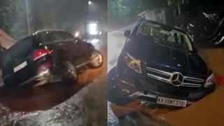 Bengaluru Rain: ಬೆಂಗಳೂರಿನಲ್ಲಿ ಮಳೆಯೋ ಮಳೆ: ರಸ್ತೆ ಮೇಲೆ ನೀರು, ತೇಲಿದ ಕಾರು, ಉರುಳಿದ ಮರ, ಜನಜೀವನ ಅಸ್ತವ್ಯಸ್ತ