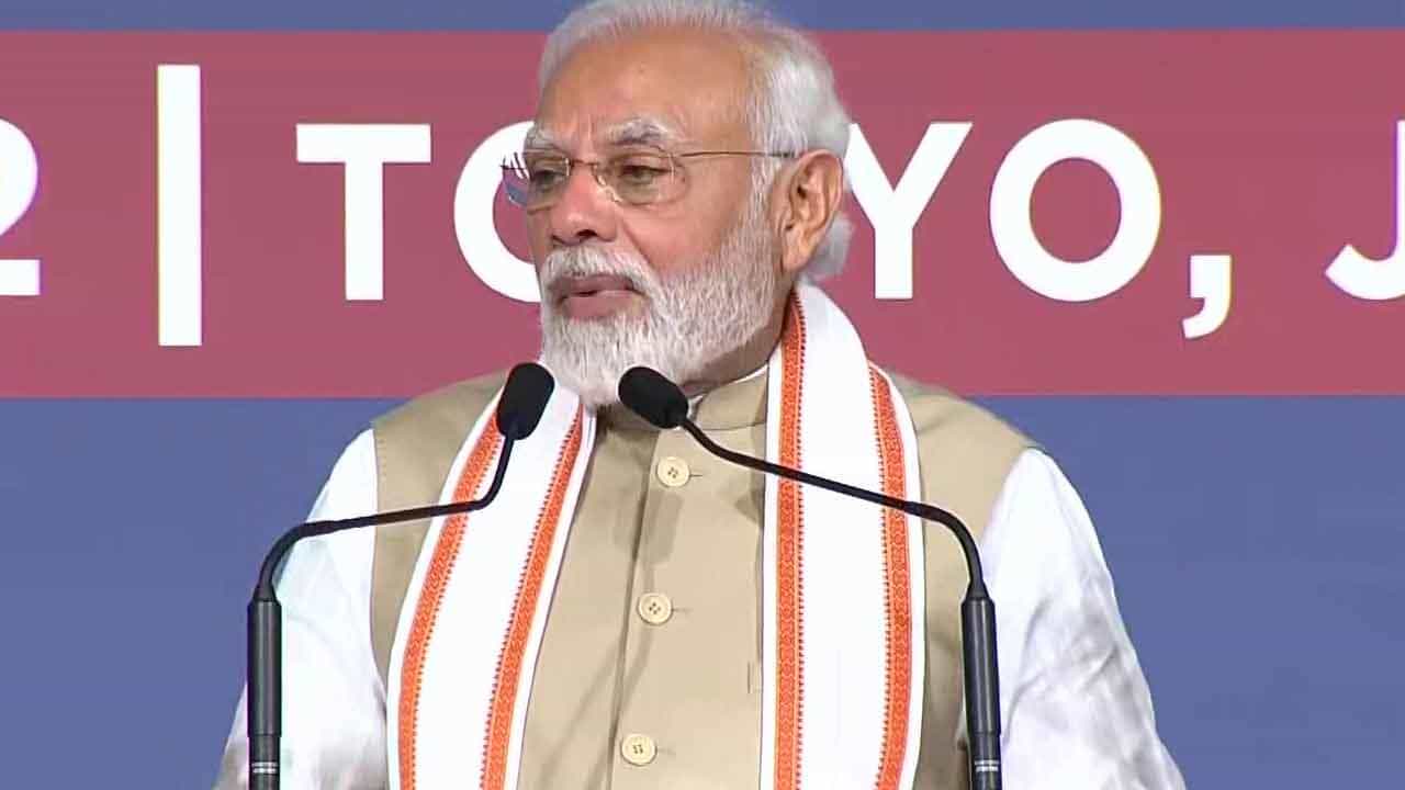 PM Modi in Japan ಭಾರತದ ಅಭಿವೃದ್ಧಿ ಪಯಣದಲ್ಲಿ ಜಪಾನ್ ಪ್ರಮುಖ ಪಾತ್ರ ವಹಿಸಿದೆ: ಜಪಾನ್​​ನಲ್ಲಿ ಮೋದಿ ಭಾಷಣ