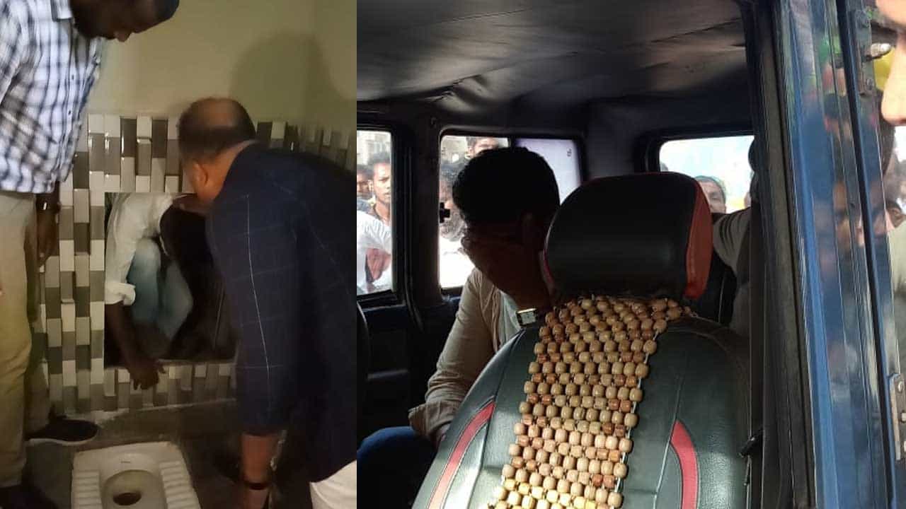 ಚಿತ್ರದುರ್ಗದಲ್ಲಿ ಶೌಚಾಲಯ ಗೋಡೆಗೆ ಗೌಪ್ಯ ಬಾಗಿಲು ನಿರ್ಮಿಸಿ ವೇಶ್ಯಾವಾಟಿಕೆ! ಮೂವರು ಆರೋಪಿಗಳು ಅರೆಸ್ಟ್ ಚಿತ್ರದುರ್ಗದಲ್ಲಿ ಶೌಚಾಲಯ ಗೋಡೆಗೆ ಗೌಪ್ಯ ಬಾಗಿಲು ನಿರ್ಮಿಸಿ ವೇಶ್ಯಾವಾಟಿಕೆ! ಮೂವರು ಆರೋಪಿಗಳು ಅರೆಸ್ಟ್