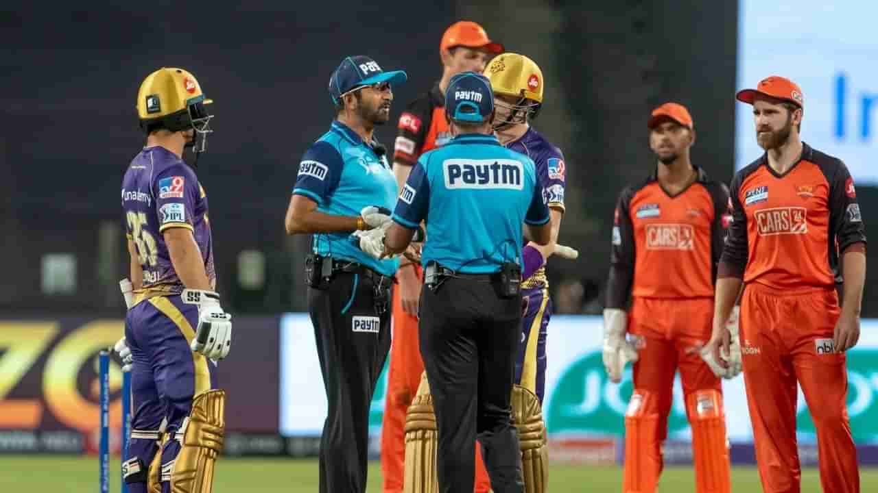 SRH vs KKR: 15 ಸೆಕೆಂಡ್​ಗಳ ನಂತರ ಡಿಆರ್​ಎಸ್​; ಮನವಿಯನ್ನು ಒಪ್ಪದ ಅಂಪೈರ್ ಜತೆ ರಿಂಕು ಸಿಂಗ್ ವಾಗ್ವಾದ​