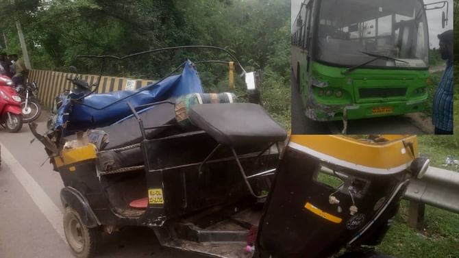 ತುಮಕೂರು: ಸರ್ಕಾರಿ ಬಸ್ -ಆಟೋ ಮುಖಾಮುಖಿ ಡಿಕ್ಕಿಯಾಗಿ ಬಾಲಕಿ ಸ್ಥಳದಲ್ಲೆ ಸಾವು, ಚಳ್ಳಕೆರೆ ಬಳಿ ಬೈಕಿಗೆ ಲಾರಿ ಡಿಕ್ಕಿ, ಬೈಕ್ ಸವಾರರಿಬ್ಬರು ಸಾವು ತುಮಕೂರು: ಸರ್ಕಾರಿ ಬಸ್ -ಆಟೋ ಮುಖಾಮುಖಿ ಡಿಕ್ಕಿಯಾಗಿ ಬಾಲಕಿ ಸ್ಥಳದಲ್ಲೆ ಸಾವು, ಚಳ್ಳಕೆರೆ ಬಳಿ ಬೈಕಿಗೆ ಲಾರಿ ಡಿಕ್ಕಿ, ಬೈಕ್ ಸವಾರರಿಬ್ಬರು ಸಾವು