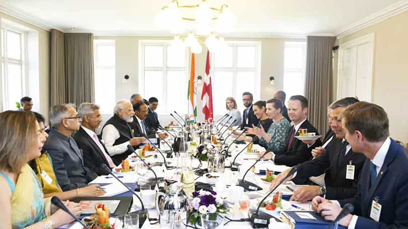 PM Modi in Denmark ಉಕ್ರೇನ್ನಲ್ಲಿ ತಕ್ಷಣದ ಕದನ ವಿರಾಮಕ್ಕೆ ಮನವಿ ಮಾಡಿದ್ದೇವೆ: ಡೆನ್ಮಾರ್ಕ್ನಲ್ಲಿ ಪ್ರಧಾನಿ ಮೋದಿ