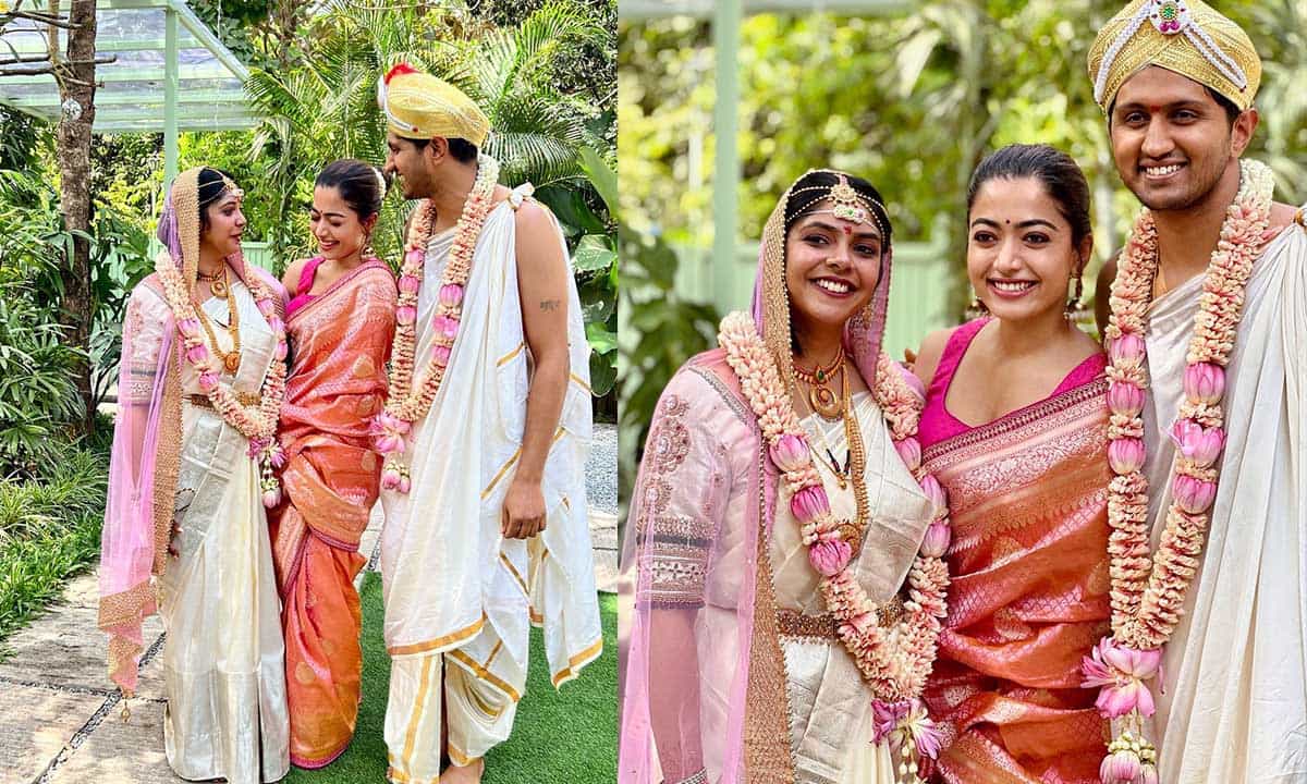 ಫ್ರೆಂಡ್ಸ್ ಮದುವೆಗೆ ಹಾಜರಿ ಹಾಕಿದ ರಶ್ಮಿಕಾ ಮಂದಣ್ಣ; ಕೊಡಗಿನ ಕುವರಿ ಬರೆದ್ರು ವಿಶೇಷ ಸಾಲು ಫ್ರೆಂಡ್ಸ್ ಮದುವೆಗೆ ಹಾಜರಿ ಹಾಕಿದ ರಶ್ಮಿಕಾ ಮಂದಣ್ಣ; ಕೊಡಗಿನ ಕುವರಿ ಬರೆದ್ರು ವಿಶೇಷ ಸಾಲು