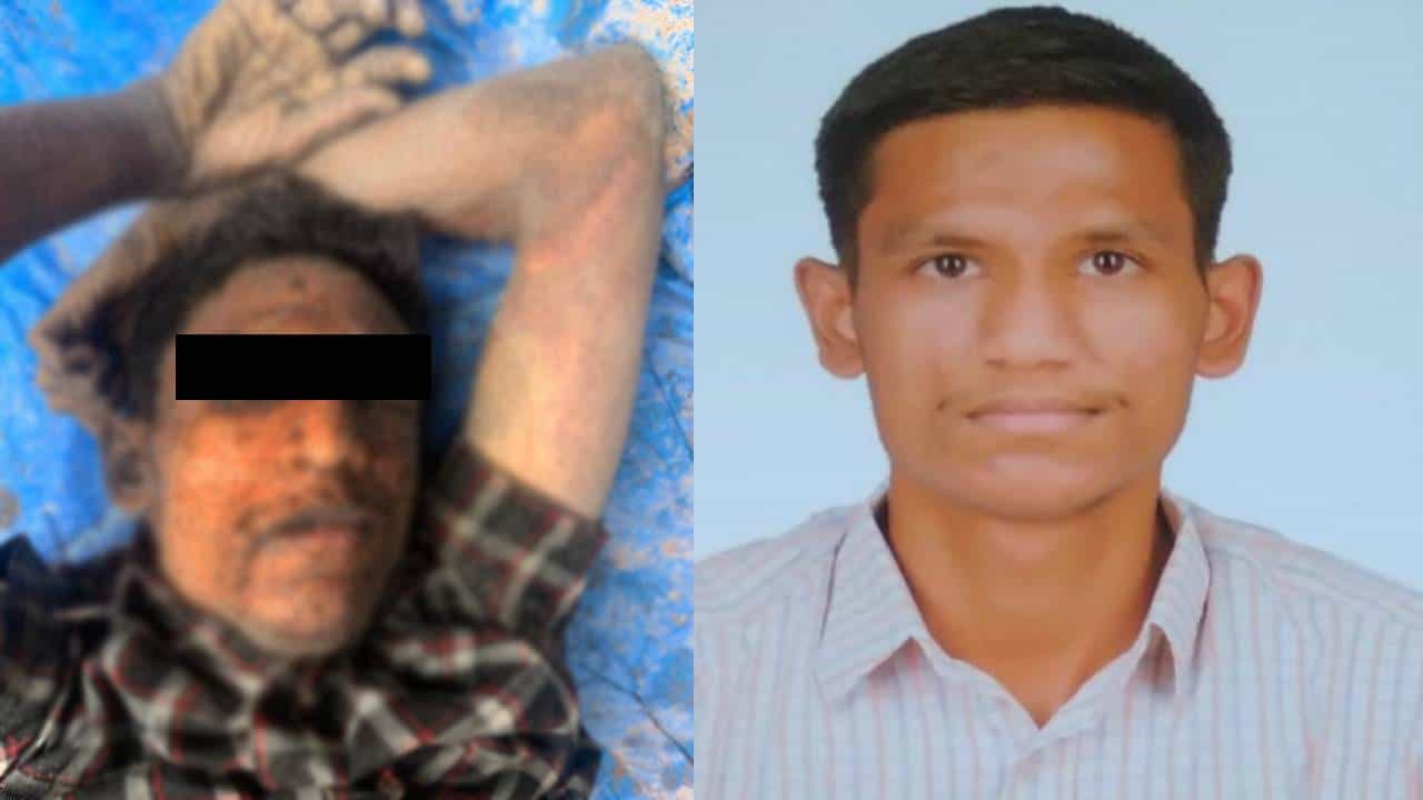 2 ದಿನದ ಹಿಂದೆ ಎಂ.ಸ್ಯಾಂಡ್ ಟಿಪ್ಪರ್ನಲ್ಲಿ ಯುವಕನ ಶವ: ಮಾಸ್ಕ್ನಿಂದ ಮೃತದೇಹ ಪತ್ತೆ 2 ದಿನದ ಹಿಂದೆ ಎಂ.ಸ್ಯಾಂಡ್ ಟಿಪ್ಪರ್ನಲ್ಲಿ ಯುವಕನ ಶವ: ಮಾಸ್ಕ್ನಿಂದ ಮೃತದೇಹ ಪತ್ತೆ