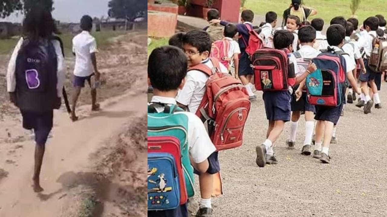 ಬಾಲಕಿ ಒಂಟಿಕಾಲಲ್ಲಿ ಜಿಗಿದುಕೊಂಡು ಶಾಲೆಗೆ ಹೋಗುವ ದೇಶವಿದು! ಹಾಗಾದರೆ ಶಾಲೆಗೆ ನಡೆದುಹೋಗುವ ವಿದ್ಯಾರ್ಥಿಗಳ ಸಂಖ್ಯೆ ಎಷ್ಟು ಗೊತ್ತಾ!? ಇಲ್ಲಿದೆ ಅಂಕಿ ಅಂಶಗಳು ಬಾಲಕಿ ಒಂಟಿಕಾಲಲ್ಲಿ ಜಿಗಿದುಕೊಂಡು ಶಾಲೆಗೆ ಹೋಗುವ ದೇಶವಿದು! ಹಾಗಾದರೆ ಶಾಲೆಗೆ ನಡೆದುಹೋಗುವ ವಿದ್ಯಾರ್ಥಿಗಳ ಸಂಖ್ಯೆ ಎಷ್ಟು ಗೊತ್ತಾ!? ಇಲ್ಲಿದೆ ಅಂಕಿ ಅಂಶಗಳು