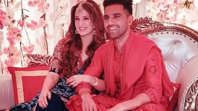 Deepak Chahar Wedding: ಹರಿಶಿಣ ಕಾರ್ಯಕ್ರಮದಲ್ಲಿ ಮಿಂಚಿದ ದೀಪಕ್- ಜಯಾ; ಫೋಟೋ ನೋಡಿ