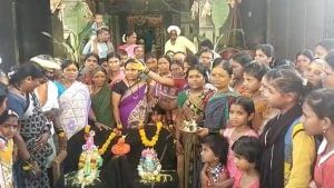 Villagers in Lakshmeshwar perform wedding to toys to please rain god