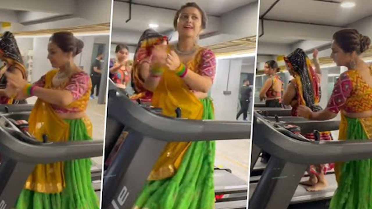 ಗರ್ಬಾ ಕುಣಿತವನ್ನು ಹೀಗೂ ಮಾಡಬಹುದು ಅಂತ ಗುಜರಾತಿನ ಮೂವರು ಮಹಿಳೆಯರು ತೋರಿಸಿದ್ದಾರೆ!