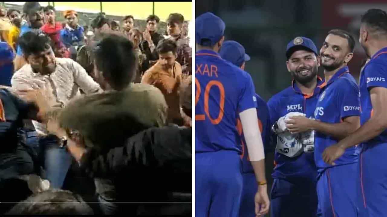 IND vs SA: ಭಾರತ- ಆಫ್ರಿಕಾ ಪಂದ್ಯದ ನಡುವೆ ಪರಸ್ಪರ ಬಡಿದಾಡಿಕೊಂಡ ಫ್ಯಾನ್ಸ್..! ವಿಡಿಯೋ ವೈರಲ್