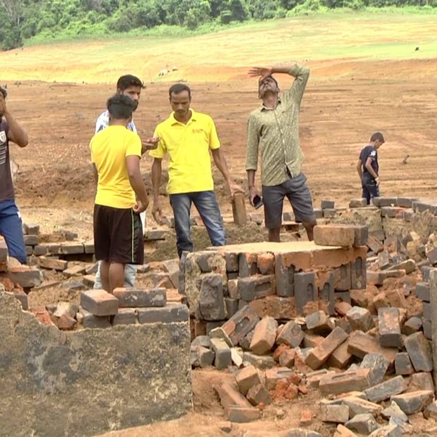 this town of Karnataka, which was then submerged in water, was Located in ruins today