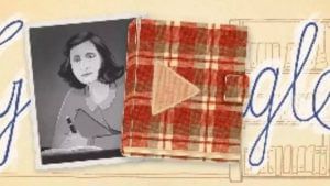 Google Doodle: 13 ವರ್ಷಕ್ಕೆ ಡೈರಿ ಬರೆದು ಇತಿಹಾಸ ಸೃಷ್ಟಿಸಿದ್ದ ಅನ್ನೆ ಫ್ರಾಂಕ್ ನೆನಪಿಸಿದ ಗೂಗಲ್