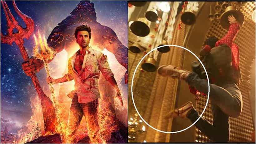 Brahmastra: ಶಿವ ಎಂಬ ಪಾತ್ರ ಮಾಡಿ, ಶೂ ಧರಿಸಿ ದೇವಸ್ಥಾನ ಪ್ರವೇಶಿಸಿದ ರಣಬೀರ್; ಇದು ‘ಬ್ರಹ್ಮಾಸ್ತ್ರ’ ಎಡವಟ್ಟು