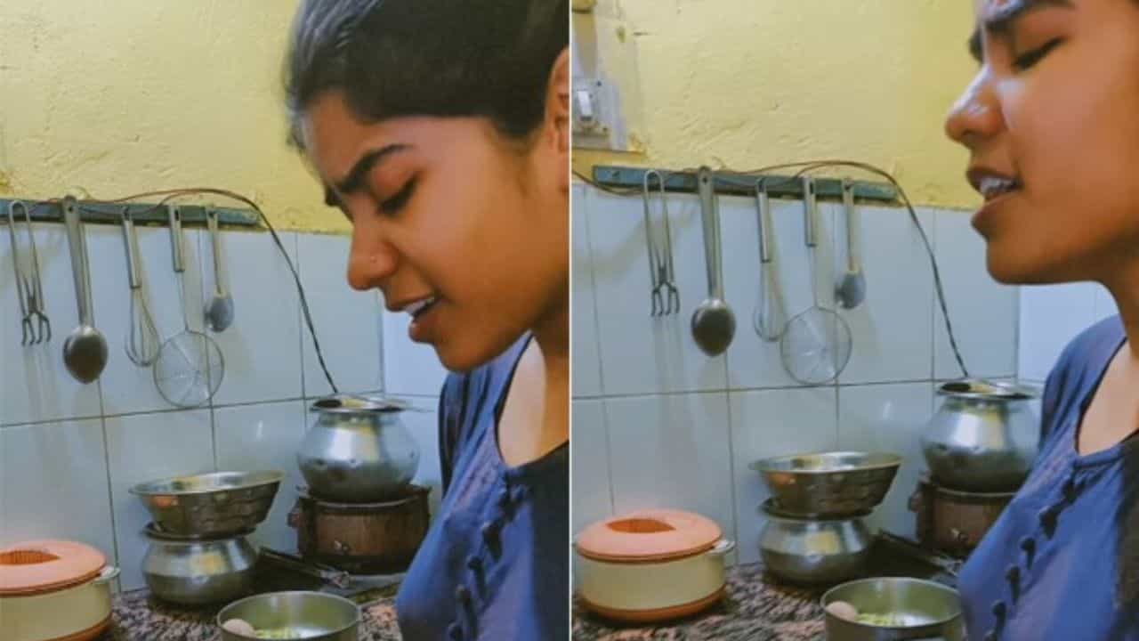 Viral Video : 'ಪಸೂರಿ' ಹಾಡನ್ನು ಅಡುಗೆ ಮನೆಯಲ್ಲಿ ಅದ್ಭುತವಾಗಿ ಹಾಡಿದ ಯುವತಿ!