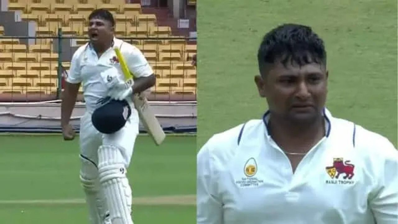 Sarfaraz Khan: ಶತಕ ಬಾರಿಸಿ ಕಣ್ಣೀರು ಹಾಕಿದ ಸರ್ಫರಾಜ್ ಖಾನ್: ವಿಡಿಯೋ ವೈರಲ್