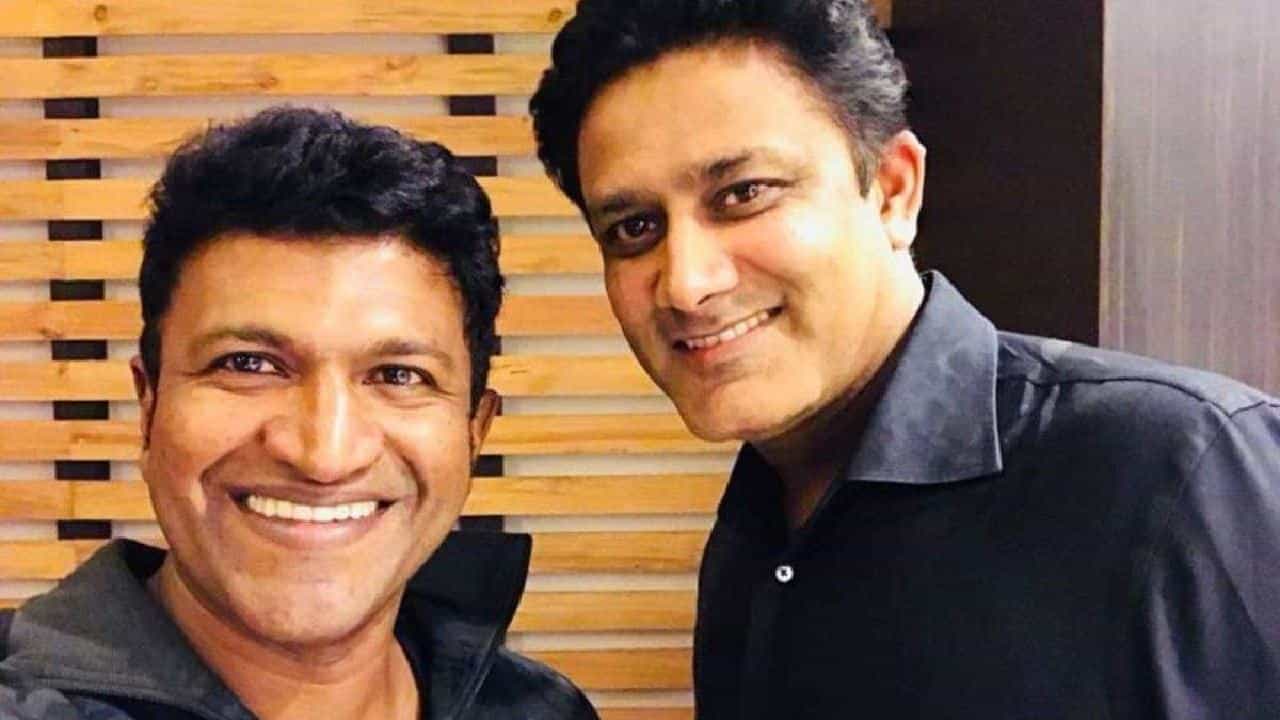 Anil Kumble: ವೇದಾ ಚಿತ್ರದ ಕಾರ್ಯಕ್ರಮದಲ್ಲಿ ಅಪ್ಪುನ ನೆನಸಿಕೊಂಡ ಅನಿಲ್ ಕುಂಬ್ಳೆ Anil Kumble: ವೇದಾ ಚಿತ್ರದ ಕಾರ್ಯಕ್ರಮದಲ್ಲಿ ಅಪ್ಪುನ ನೆನಸಿಕೊಂಡ ಅನಿಲ್ ಕುಂಬ್ಳೆ