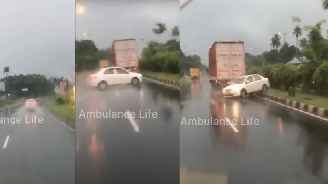 ಆಂಬುಲೆನ್ಸ್​​ಗೆ ದಾರಿ ಬಿಡದೆ ದುಷ್ಕೃತ್ಯ ಮೆರೆದ ಕಾರು ಚಾಲಕ ! ವಿಡಿಯೋ ವೈರಲ್​​