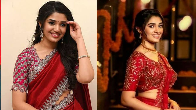 ಸೀರೆಯಲ್ಲಿ ಕ್ಯೂಟ್ ಆಗಿ ಮಿಂಚಿದ ನಟಿ ಕೃತಿ ಶೆಟ್ಟಿ; ಇಲ್ಲಿವೆ ಫೋಟೋಗಳು