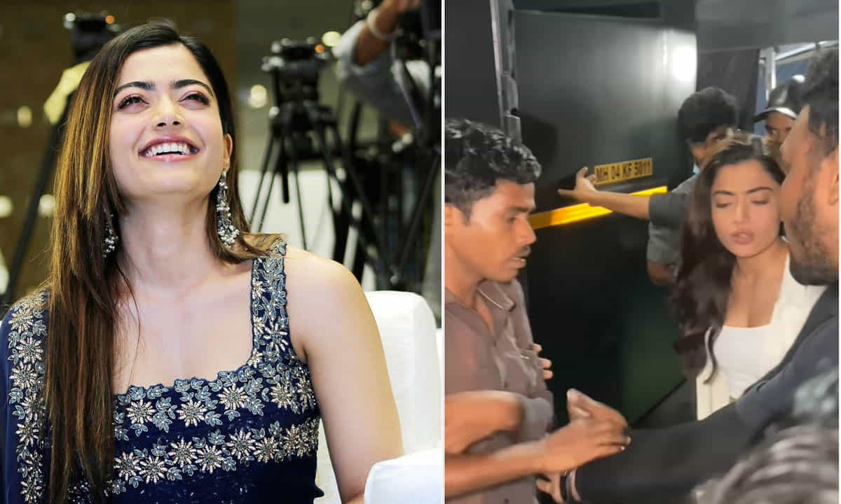 ಫ್ಯಾನ್ ಮೇಲೆ ಬಾಡಿಗಾರ್ಡ್​ ರೇಗಾಡಿದ್ದನ್ನು ನೋಡಿ ಸಿಟ್ಟಾದ ರಶ್ಮಿಕಾ ಮಂದಣ್ಣ; ಇಲ್ಲಿದೆ ವಿಡಿಯೋ