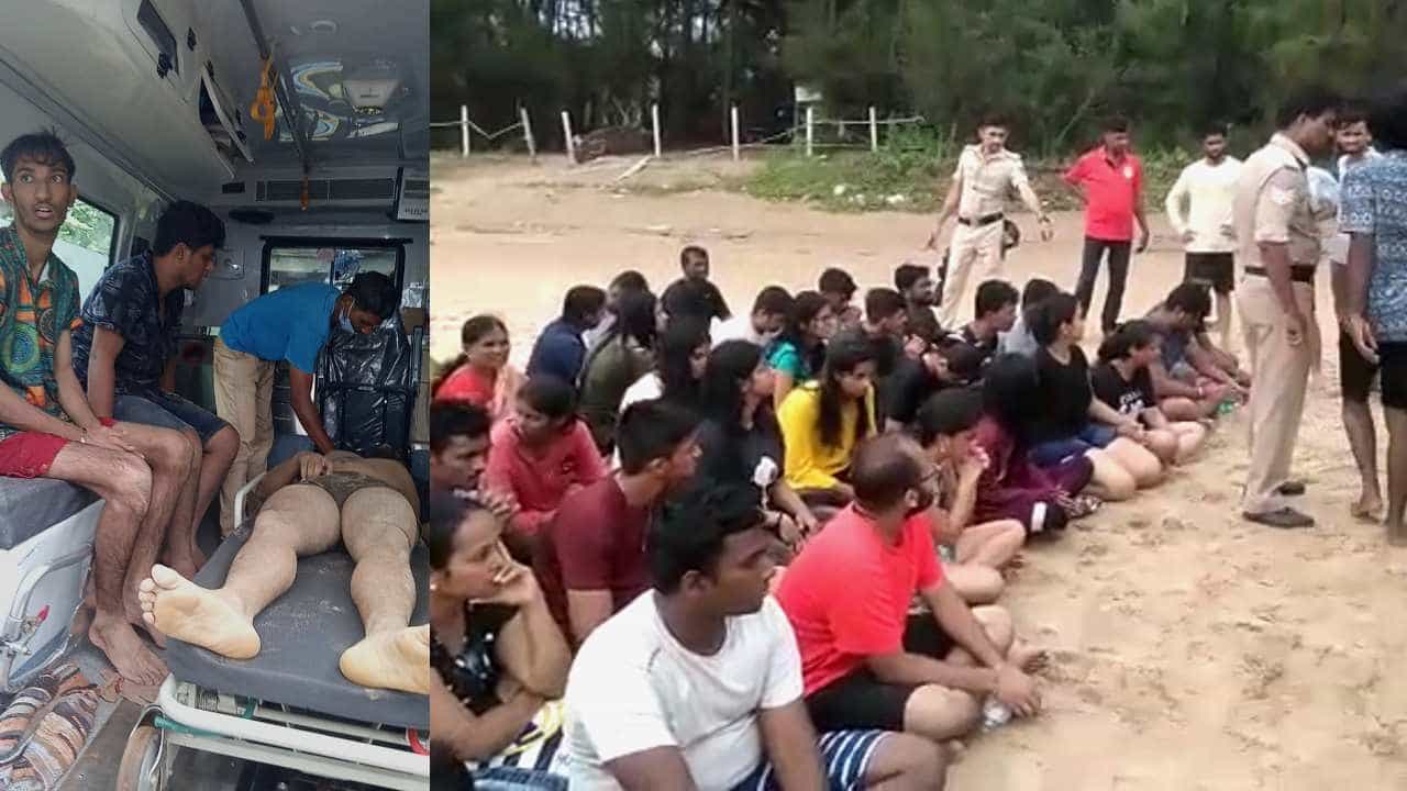 ವಾರಾಂತ್ಯ ಪ್ರವಾಸದ ಮೋಜು: ಸಮುದ್ರಕ್ಕಿಳಿದ ಬೆಂಗಳೂರಿನ ಇಬ್ಬರು ವಿದ್ಯಾರ್ಥಿಗಳು ನೀರುಪಾಲು, ಇಬ್ಬರ ರಕ್ಷಣೆ ವಾರಾಂತ್ಯ ಪ್ರವಾಸದ ಮೋಜು: ಸಮುದ್ರಕ್ಕಿಳಿದ ಬೆಂಗಳೂರಿನ ಇಬ್ಬರು ವಿದ್ಯಾರ್ಥಿಗಳು ನೀರುಪಾಲು, ಇಬ್ಬರ ರಕ್ಷಣೆ