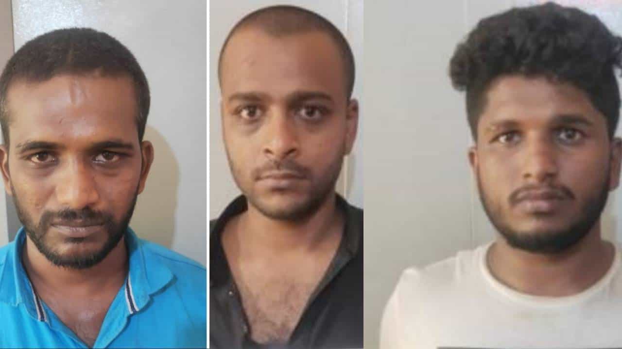 ಚಿನ್ನದ ಸರ, ಬೈಕ್ ಕಳವು ಮಾಡುತ್ತಿದ್ದ ಮೂವರು ಕುಖ್ಯಾತ ಕಳ್ಳರ ಬಂಧನ: 14.45 ಲಕ್ಷ ಮೌಲ್ಯದ ಚಿನ್ನಾಭರಣ ವಶ ಚಿನ್ನದ ಸರ, ಬೈಕ್ ಕಳವು ಮಾಡುತ್ತಿದ್ದ ಮೂವರು ಕುಖ್ಯಾತ ಕಳ್ಳರ ಬಂಧನ: 14.45 ಲಕ್ಷ ಮೌಲ್ಯದ ಚಿನ್ನಾಭರಣ ವಶ