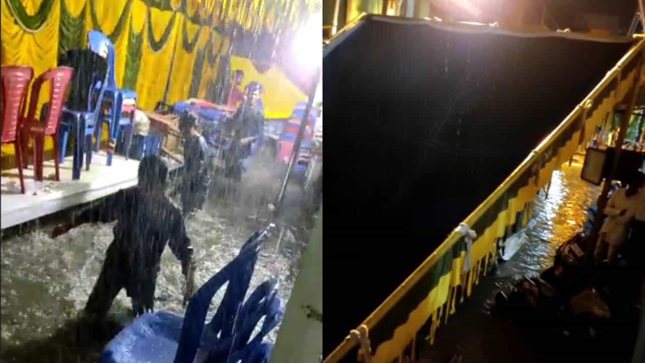 Heavy Rain: ಬೆಂಗಳೂರಿನಲ್ಲಿ ಮಳೆರಾಯಣ ಆರ್ಭಟ: ಗೃಹ ಪ್ರವೇಶದ ದಿನವೇ ಮನೆಗೆ ನುಗ್ಗಿದ ಮಳೆ ನೀರು Heavy Rain: ಬೆಂಗಳೂರಿನಲ್ಲಿ ಮಳೆರಾಯಣ ಆರ್ಭಟ: ಗೃಹ ಪ್ರವೇಶದ ದಿನವೇ ಮನೆಗೆ ನುಗ್ಗಿದ ಮಳೆ ನೀರು