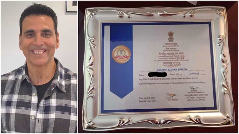 Akshay Kumar: ಅತಿ ಹೆಚ್ಚು ಟ್ಯಾಕ್ಸ್ ಪಾವತಿಸಿದ ಅಕ್ಷಯ್ ಕುಮಾರ್; ಆದಾಯ ತೆರಿಗೆ ಇಲಾಖೆಯಿಂದ ಮೆಚ್ಚುಗೆ ಪತ್ರ