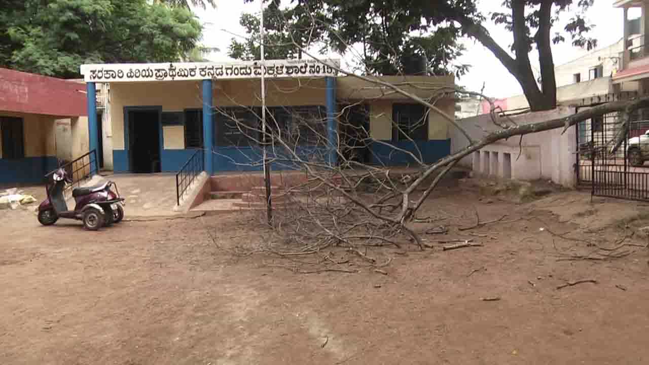ಶಾಲೆ ಆವರಣದಲ್ಲಿ ಧರೆಗೆ ಉರುಳಿದ ಮರ: ಮಕ್ಕಳನ್ನು ಸೇವ್ ಮಾಡಿದ್ದು ಶವ ಯಾತ್ರೆ ಶಾಲೆ ಆವರಣದಲ್ಲಿ ಧರೆಗೆ ಉರುಳಿದ ಮರ: ಮಕ್ಕಳನ್ನು ಸೇವ್ ಮಾಡಿದ್ದು ಶವ ಯಾತ್ರೆ