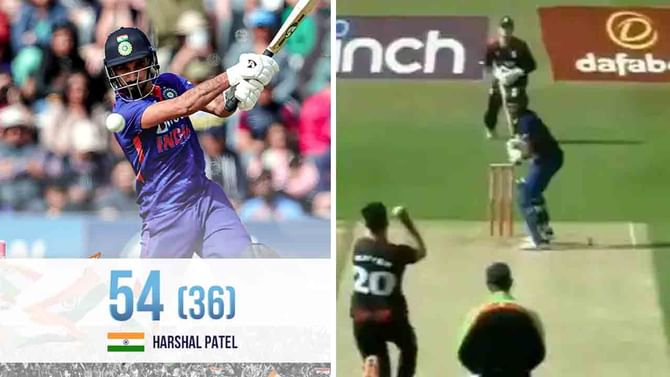 Harshal Patel: 5 ಫೋರ್, 3 ಸಿಕ್ಸ್, 2 ವಿಕೆಟ್: ಹರ್ಷಲ್ ಪಟೇಲ್ ಸ್ಫೋಟಕ ಆಟದ ವಿಡಿಯೋ ನೋಡಿ Harshal Patel: 5 ಫೋರ್, 3 ಸಿಕ್ಸ್, 2 ವಿಕೆಟ್: ಹರ್ಷಲ್ ಪಟೇಲ್ ಸ್ಫೋಟಕ ಆಟದ ವಿಡಿಯೋ ನೋಡಿ