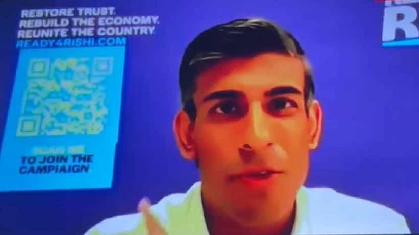 Rishi Sunak: ಅಭಿಯಾನ ಪದದಲ್ಲಿನ ತಪ್ಪಾದ ಕಾಗುಣಿತದಿಂದಾಗಿ ವೈರಲ್ ಆದ ರಿಷಿ ಸುನಕ್