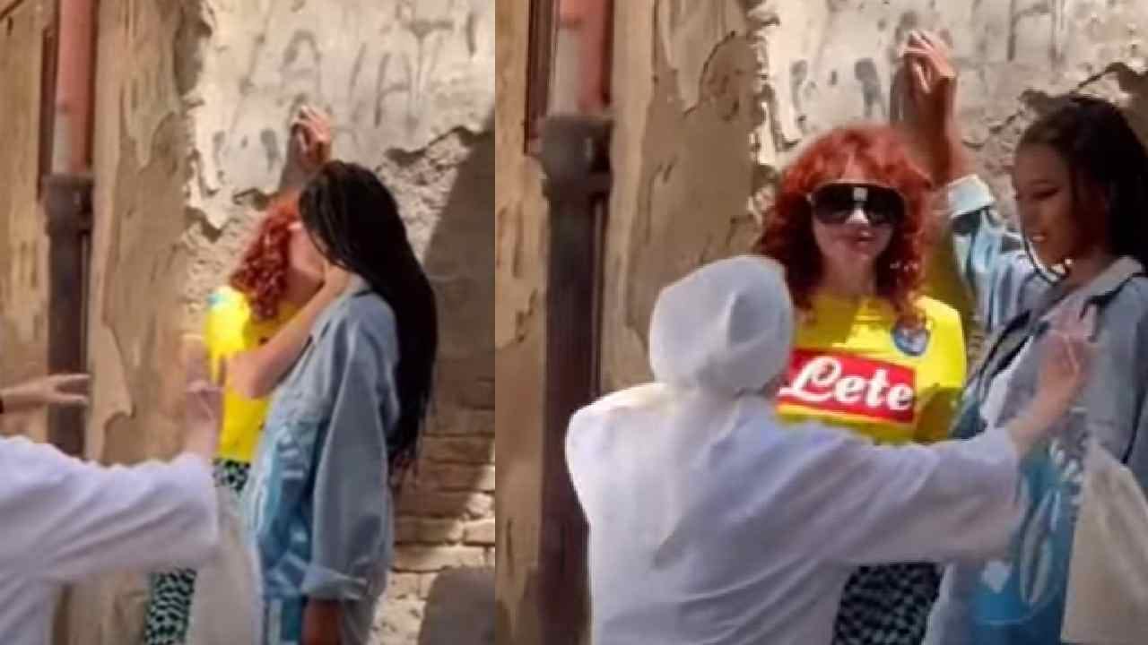 Viral Video: ರಸ್ತೆ ಬದಿ ನಿಂತುಕೊಂಡು ಲಿಪ್ಲಾಕ್ ಮಾಡಿದ ಯುವತಿಯರು; ಕೋಪಗೊಂಡ ಸನ್ಯಾಸಿನಿ ಮಾಡಿದ್ದೇನು ಗೊತ್ತಾ? Viral Video: ರಸ್ತೆ ಬದಿ ನಿಂತುಕೊಂಡು ಲಿಪ್ಲಾಕ್ ಮಾಡಿದ ಯುವತಿಯರು; ಕೋಪಗೊಂಡ ಸನ್ಯಾಸಿನಿ ಮಾಡಿದ್ದೇನು ಗೊತ್ತಾ?