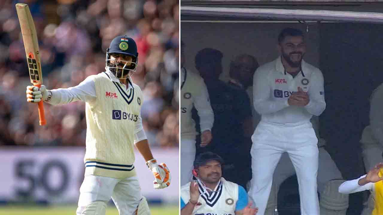 Ravindra Jadeja: ಜಡೇಜಾ ಶತಕವನ್ನು ತನ್ನ ಶತಕದಂತೆ ಸಂಭ್ರಮಿಸಿದ ವಿರಾಟ್ ಕೊಹ್ಲಿ: ವೈರಲ್ ವಿಡಿಯೋ