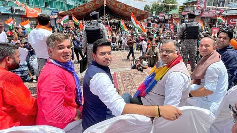 Tiranga Rally 2022: ಶ್ರೀನಗರದಿಂದ ಲೇಹ್ಗೆ ತಿರಂಗಾ ಯಾತ್ರೆ; ಇಂದು ಕಾರ್ಗಿಲ್ನಲ್ಲಿ ತೇಜಸ್ವಿ ಸೂರ್ಯ ಧ್ವಜಾರೋಹಣ
