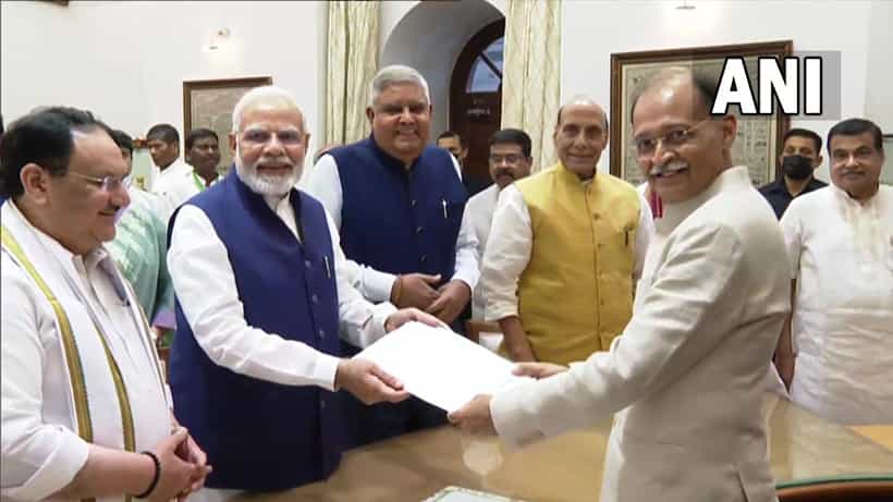 Big News: ಉಪರಾಷ್ಟ್ರಪತಿ ಚುನಾವಣೆಗೆ ನಾಮಪತ್ರ ಸಲ್ಲಿಸಿದ ಜಗದೀಪ್ ಧನ್ಖರ್