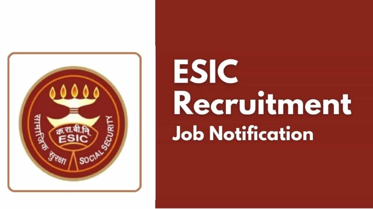 ESIC Recruitment 2022: ರಾಜ್ಯ ವಿಮಾ ನಿಗಮದ ಹಲವು ಹುದ್ದೆಗಳಿಗೆ ಅರ್ಜಿ ಆಹ್ವಾನ: ತಿಂಗಳ ವೇತನ 67 ಸಾವಿರ ರೂ.