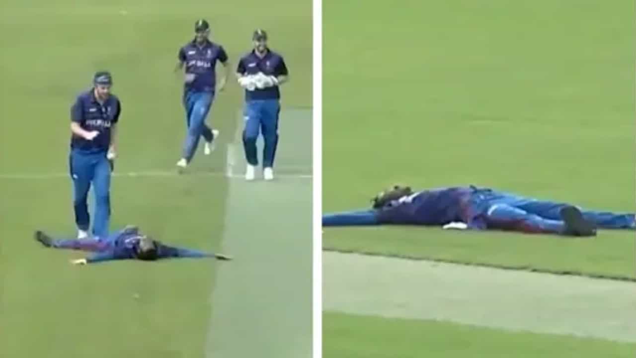 ICC: ವಿಕೆಟ್ ಪಡಿ ಪಲ್ಟಿ ಹೊಡಿ; ಸಖತ್ ವೈರಲ್ ಆಗ್ತಿದೆ ಈ ಬೌಲರ್ ವಿಶಿಷ್ಟ ಸಂಭ್ರಮಾಚರಣೆ; ವಿಡಿಯೋ ನೋಡಿ ICC: ವಿಕೆಟ್ ಪಡಿ ಪಲ್ಟಿ ಹೊಡಿ; ಸಖತ್ ವೈರಲ್ ಆಗ್ತಿದೆ ಈ ಬೌಲರ್ ವಿಶಿಷ್ಟ ಸಂಭ್ರಮಾಚರಣೆ; ವಿಡಿಯೋ ನೋಡಿ