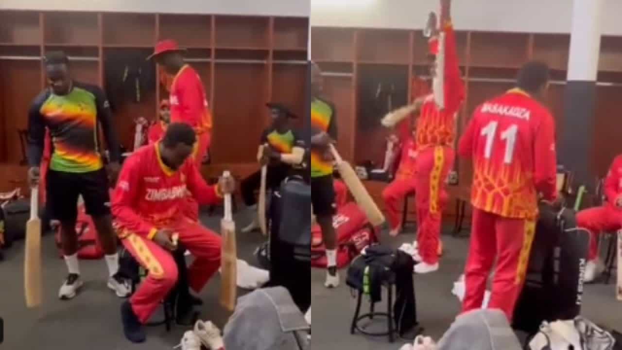 Viral Video: ಫೈನಲ್ ಪಂದ್ಯಕ್ಕೂ ಮುನ್ನವೇ ವಿಭಿನ್ನವಾಗಿ ಸಂಭ್ರಮಿಸಿದ ಜಿಂಬಾಬ್ವೆ ತಂಡ..! Viral Video: ಫೈನಲ್ ಪಂದ್ಯಕ್ಕೂ ಮುನ್ನವೇ ವಿಭಿನ್ನವಾಗಿ ಸಂಭ್ರಮಿಸಿದ ಜಿಂಬಾಬ್ವೆ ತಂಡ..!
