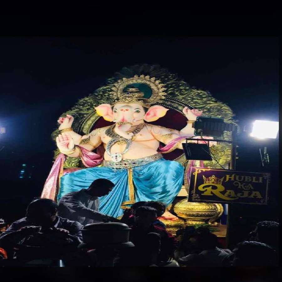 Hubli Ka Raj named ganesh is the tallest Ganesh in Hubli