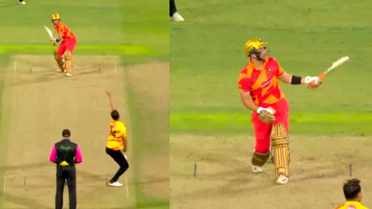 Viral Video: ಲಿವಿಂಗ್ಸ್ಟೋನ್ ಭರ್ಜರಿ ಶಾಟ್: ಒಂದೇ ಕೈಯಲ್ಲಿ ರಾಕೆಟ್ ಸಿಕ್ಸ್ Viral Video: ಲಿವಿಂಗ್ಸ್ಟೋನ್ ಭರ್ಜರಿ ಶಾಟ್: ಒಂದೇ ಕೈಯಲ್ಲಿ ರಾಕೆಟ್ ಸಿಕ್ಸ್