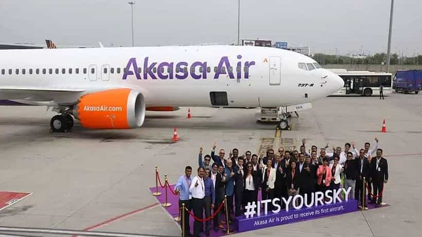 Akasa Airlines: ಮುಂಬೈನಿಂದ ಅಹಮದಾಬಾದ್ಗೆ ಹಾರಿತು ಆಕಾಶ ಏರ್ಲೈನ್ಸ್ನ ಮೊದಲ ವಿಮಾನ