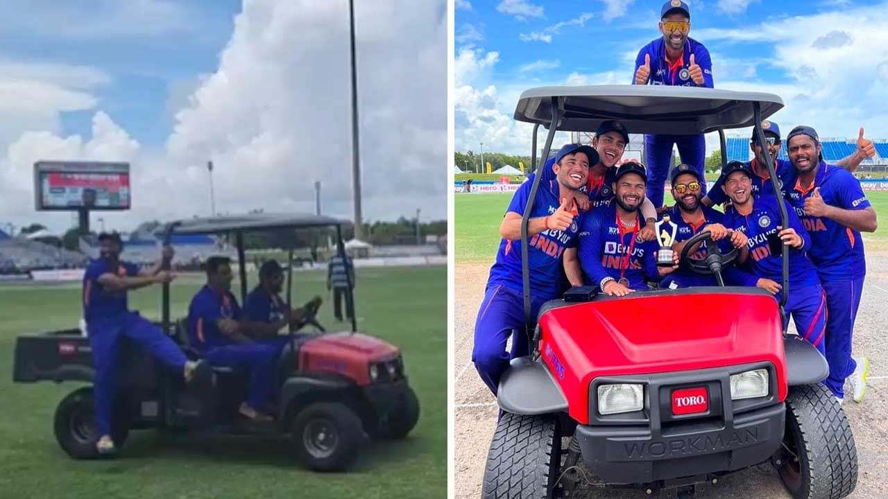 Rohit Sharma: ಟ್ರೋಫಿ ಸ್ವೀಕರಿಸಲು ರೋಹಿತ್, ಕಾರ್ತಿಕ್, ಅಶ್ವಿನ್ ಮೈದಾನಕ್ಕೆ ಹೇಗೆ ಬಂದ್ರು ನೋಡಿ Rohit Sharma: ಟ್ರೋಫಿ ಸ್ವೀಕರಿಸಲು ರೋಹಿತ್, ಕಾರ್ತಿಕ್, ಅಶ್ವಿನ್ ಮೈದಾನಕ್ಕೆ ಹೇಗೆ ಬಂದ್ರು ನೋಡಿ