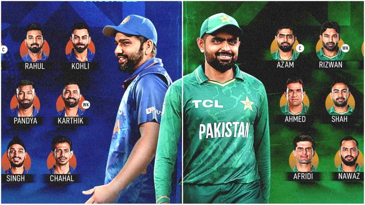 India vs Pakistan: ಬದ್ಧವೈರಿಗಳ ಕ್ರಿಕೆಟ್ ಕದನ: ಹೀಗಿರಲಿದೆ ಪ್ಲೇಯಿಂಗ್ ಇಲೆವೆನ್..!