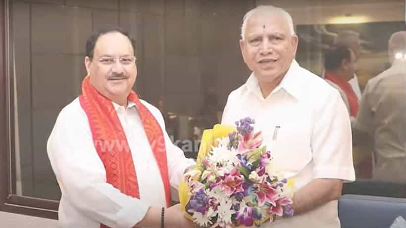 ಯಡಿಯೂರಪ್ಪ ದೆಹಲಿಯಲ್ಲಿ ಪಕ್ಷದ ವರಿಷ್ಠರನ್ನು ಭೇಟಿಯಾದರು