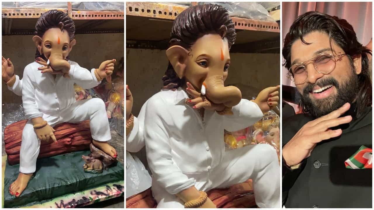 ಅಲ್ಲು ಅರ್ಜುನ್​ ರೀತಿ ‘ತಗ್ಗೆದೆಲೇ’ ಎನ್ನುತ್ತಿರುವ ‘ಪುಷ್ಪ’ ಗಣಪ: ಕೆಲವರಿಂದ ಕೇಳಿಬಂತು ಟೀಕೆ